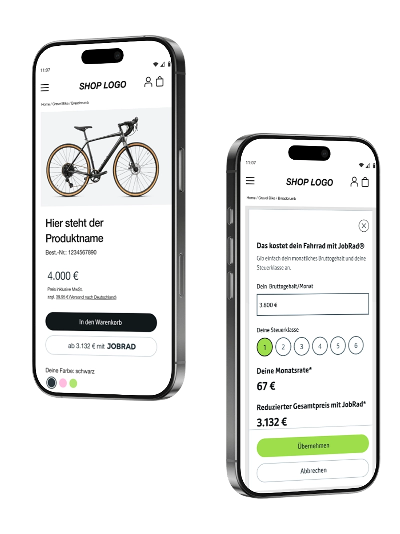 Preis Widget Mockup Mobile Preis Widget Mockup Mobile